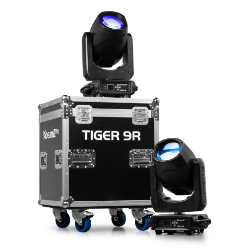 Beamz Tiger 9R 2pcs con flightcase
