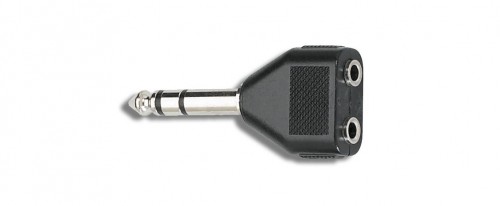 Quiklok AD-23 Adattatore audio Jack 6.3/ 2 Jack 3.5 F