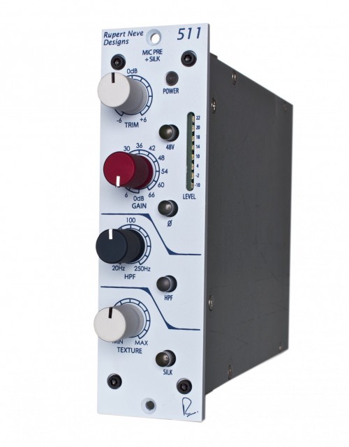 RUPERT NEVE DESIGNS 511 Mic Pre con Swept HPF, Variable Silk