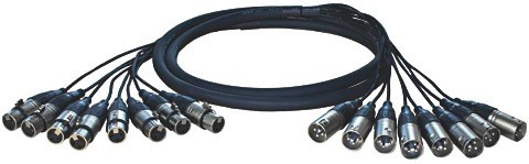 ALVA Multi-core 8 XLR F <> 8 TRS 6.3mm 2m