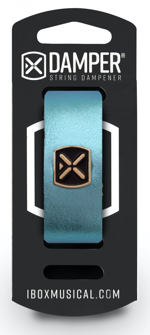 IBOX MUSICAL Damper DM SM06 Metallic Blue Leather / Iron Tag