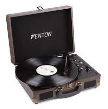 Fenton RP115B Record Player Bt Brown Wood