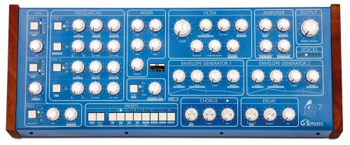 GS Music e7 blue Synth