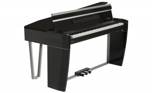 Dexibell Vivo H10 MG Mini Grand Piano Black Polished