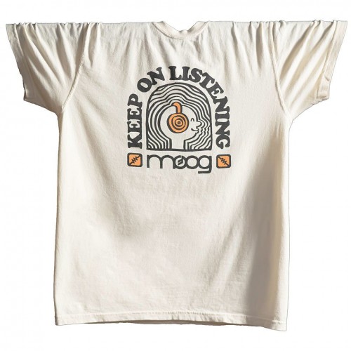 MOOG MUSIC Keep On Listening Tee XL