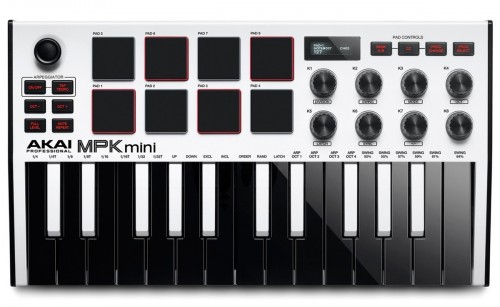 Akai MPK Mini Mk3 White Limited Edition