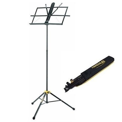 Hercules BS050B 3 Section Music Stand con Custodia