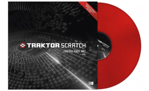 Native Instruments Traktor Scratch Control Vinyl MKII Red