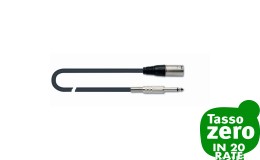 Quiklok MX-779-5 Cavo XLR Maschio/Jack Mono
