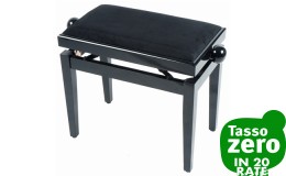 Quiklok PB-010 BK Panca in Legno per Pianoforte