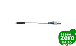 Quiklok AD-14-3K Cavo RCA Maschio/Presa Jack Mono