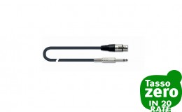 Quiklok MX-777-3 Cavo XLR Femmina/Jack Mono