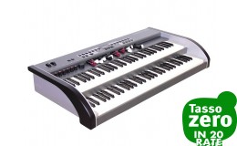 Tastiera midi doppio manuale, 2x61 waterfall