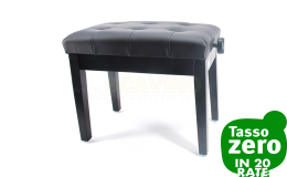 Kawai panca per pianoforte regolabile in altezza colore nero satinato