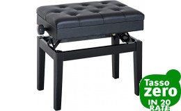 Kawai panca regolabile nero lucido eco pelle 