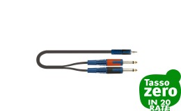 Quiklok RKSA-140-2 Minijack Stereo/2 Jack Mono