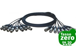 ALVA Multi-core 8 XLR <> 8 XLR F 2m
