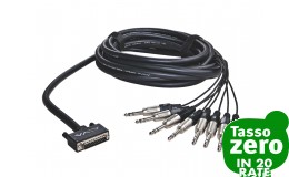 Alva AI25-8T3 Breakout Cable 3mt. DB25 M - 8 Jack TRS M