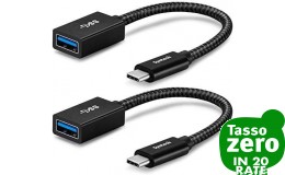 SYNTECH Cavo Adattatore USB C a USB (2 pz)