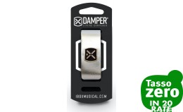 IBOX MUSICAL Damper DM SM01 Metallic Silver Leather / Iron Tag