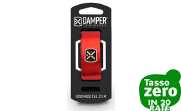 IBOX MUSICAL Damper DM SM04 Metallic Red Leather / Iron Tag