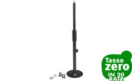 GENELEC Stand da Tavolo Fisso Telescopico Nero