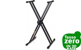 Hercules KS120B Ez Lok Double X-Keyboard Stand
