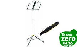 Hercules BS050B 3 Section Music Stand con Custodia