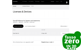 SONARWORKS Upgrade da Reference 4 HE a SoundID per Cuffie - Codice