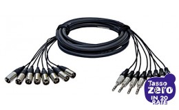 ALVA Multi-core 8 TRS <> 8 XLR M 5m