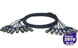 ALVA Multi-core 8 XLR <> 8 XLR F 5m