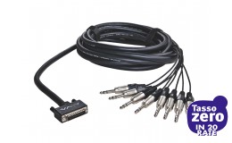 Alva AI25-8T3 Breakout Cable 3mt. DB25 M - 8 Jack TRS M