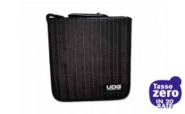 UDG CD Wallet 128 Black Grey Stripe 