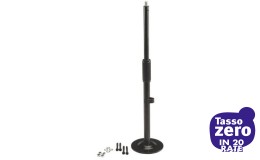 GENELEC Stand da Tavolo Fisso Telescopico Nero