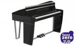 Dexibell Vivo H10 MG Mini Grand Piano Black Polished