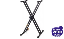 Hercules KS120B Ez Lok Double X-Keyboard Stand