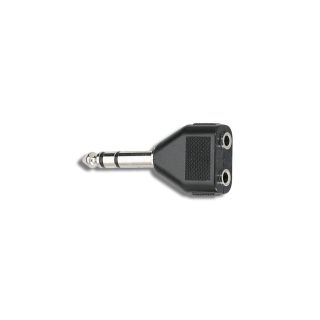 Quiklok AD-23 Adattatore audio Jack 6.3/ 2 Jack 3.5 F