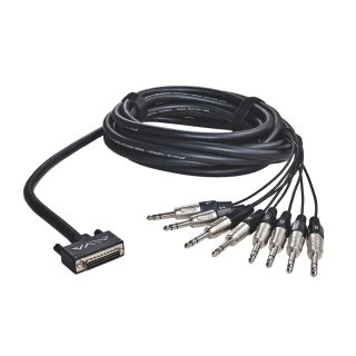 Alva AI25-8T3 Breakout Cable 3mt. DB25 M - 8 Jack TRS M