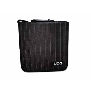 UDG CD Wallet 128 Black Grey Stripe