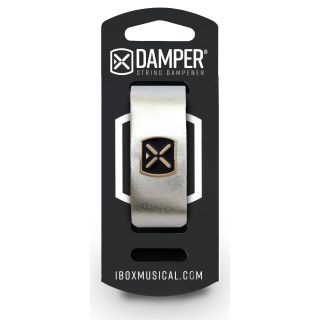 IBOX MUSICAL Damper DM SM01 Metallic Silver Leather / Iron Tag