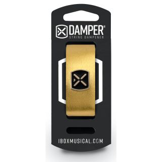 IBOX MUSICAL Damper DM SM02 Metallic Gold Leather / Iron Tag