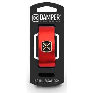 IBOX MUSICAL Damper DM SM04 Metallic Red Leather / Iron Tag