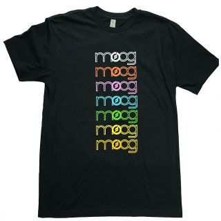 MOOG MUSIC Rainbow Spectrum Tee Large