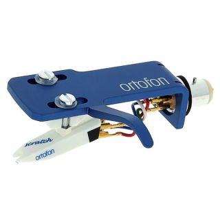 Ortofon OM Scratch White on SH4 Blue Headshell