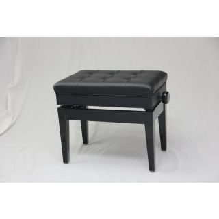 Panca regolabile Cajon Nero Lucido con cassetto