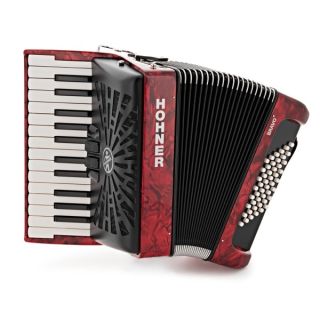 HOHNER Bravo Iii 120 Rosso A16832 Silentkey