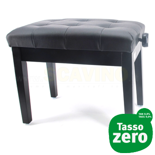 Kawai panca per pianoforte regolabile in altezza colore nero satinato