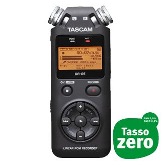 TASCAM DR05 V2 + MicroSD 4GB OMAGGIO!
