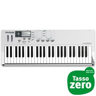 Waldorf Blofeld keyboard bianco