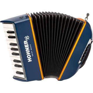 HOHNER XS Accordion Blu/Orange with Bag